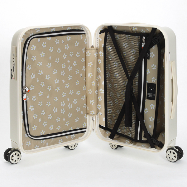 ハピタス かわいさで話題沸騰ミッフィー スーツケース フェイスデザイン ひょっこりミッフィータグ付 HAP2249-48 23 cm 2.9