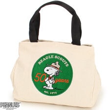 【HAPITAS】サイドボタン付きミニトートバッグ.PEANUTS