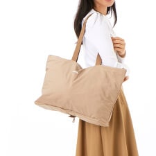 【SIFFLER/ハピタス】シンプルロゴ折りたたみトートバッグ