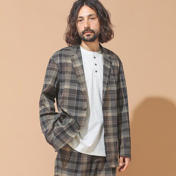 ビームスライツシアサッカーセットアップ