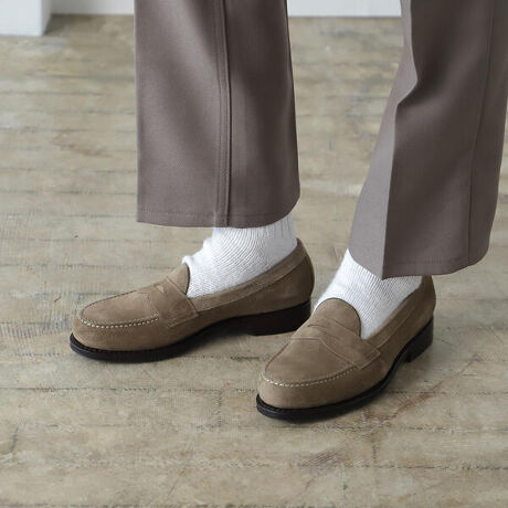 JALAN SRIWIJAYA ／ 別注 スウェード コインローファー  