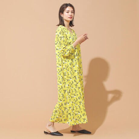 ｂｅａｍｓ ｌｉｇｈｔｓ ｄｅｖｅａｕｘ 花柄 長袖 ワンピース ファッション通販 マルイウェブチャネル