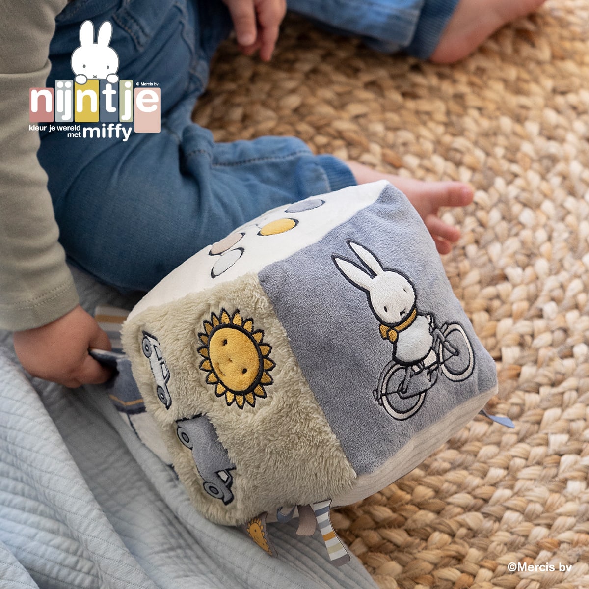 miffy ミッフィー】ベビーキューブ/フラッフィー/ブルー