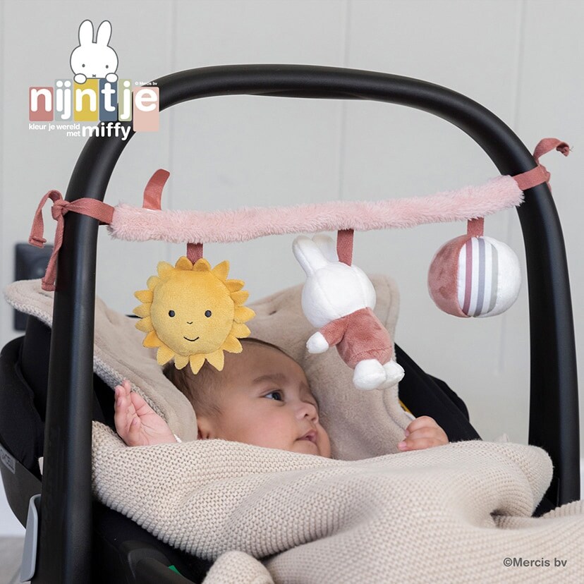 miffy ミッフィー ベビージム/フラッフィー/ブルー