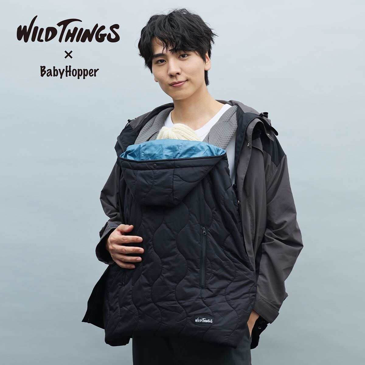 新品♪空調ベビーケープ　ベビーホッパー ダッドウェイ 保冷ジェル付き ライトモス BabyHopper｜暑さ対策グッズ[DADWAY ダッドウェイオンラインストア]