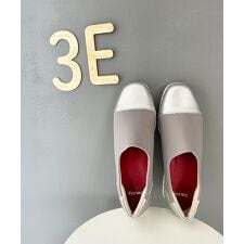 軽量 幅広 3E ストレッチ スリッポンスニーカー(LADYS)