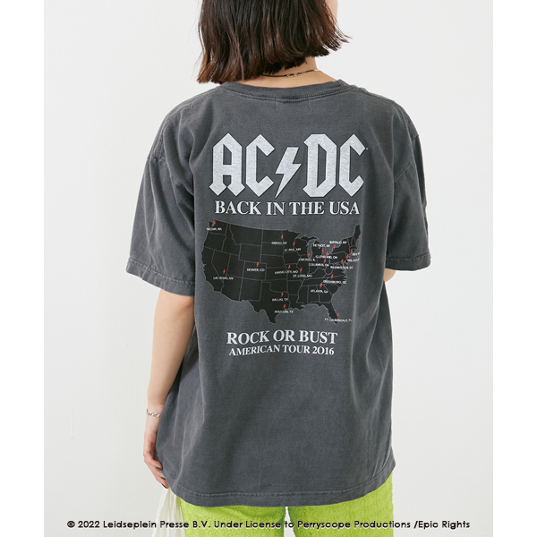 GOOD ROCK SPEED/グッドロックスピード】ACDC バックプリントTEE