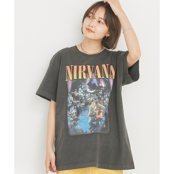M/L/XL][洗える]【GOOD ROCK SPEED】NIRVANAプリントTシャツ MTV