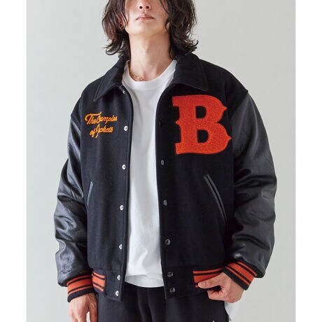 ◇AW新作入荷◇[M/L]BUTWIN/LEATHER×WOOLスタジャン | ラビアンジェ  