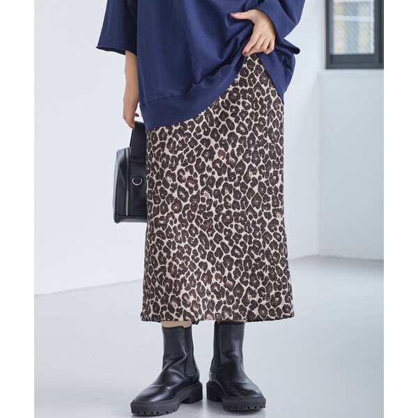 ヒョウ柄タイトスカート レオパードタイトスカート(COOLA予約販売