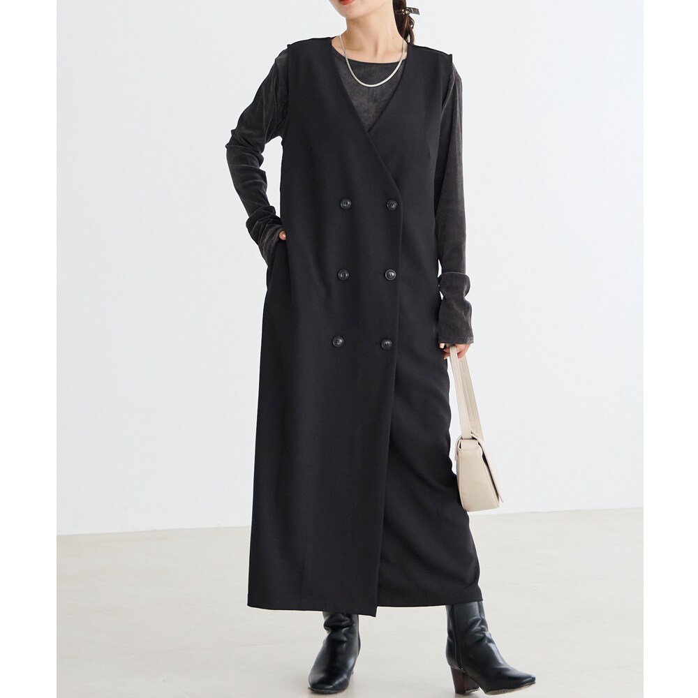 ダブル釦ジャンスカワンピース | ラビアンジェ(LAVEANGE) | マルイ