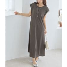 ラビアンジェ(LAVEANGE)の【好機能シリーズ】汗ジミ防止/透け防止/吸水速乾/UV/接触冷感/吸水速乾/バックベルトワンピース