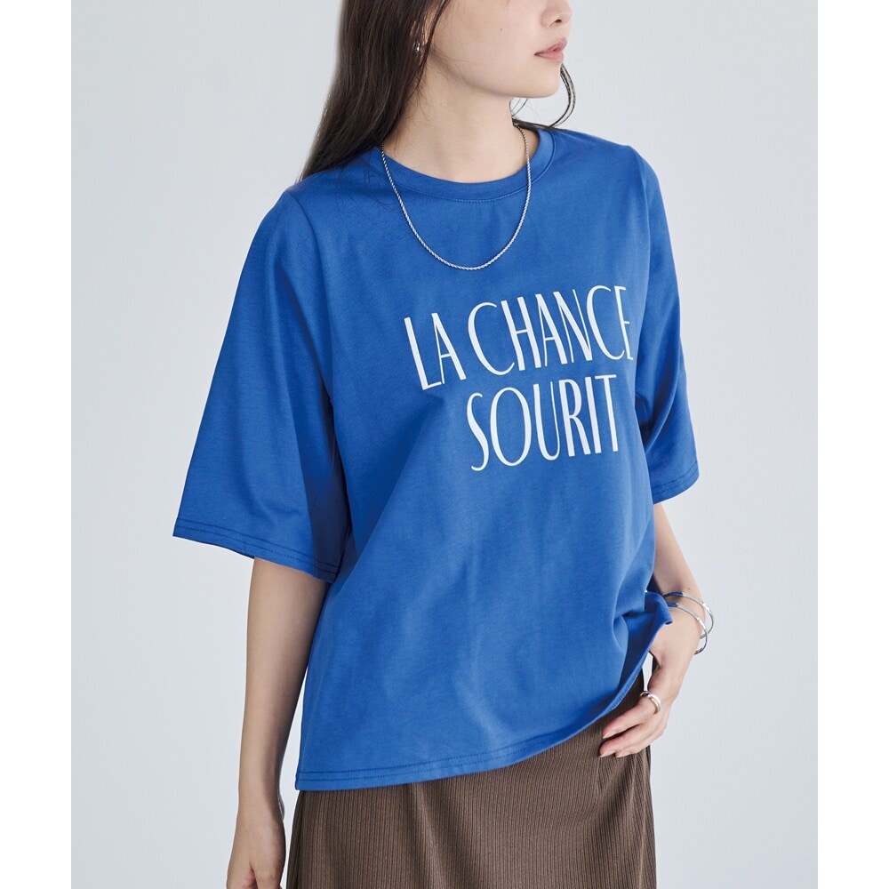 Tシャツ・カットソー (青色・ネイビー・ブルー系) の一覧