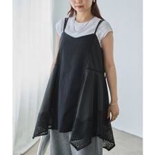レース切替キャミチュニック