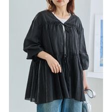 楊柳ギャザーブラウス