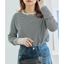 ラビアンジェ(LAVEANGE)の袖チュール切替プルオーバー