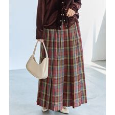 ラビアンジェ(LAVEANGE)のタータンチェックプリーツスカート