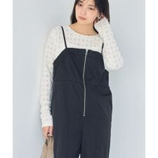 フロントファスナーサロペット