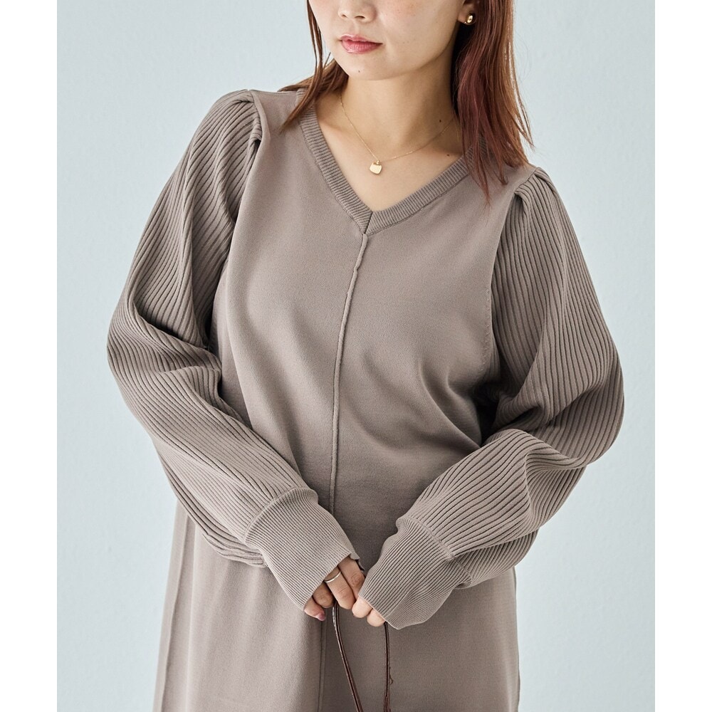 LILY BROWN リリーブラウン　ボンディングフーディーワンピース LILY BROWN（リリーブラウン）の「ボンディングフーディー