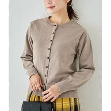 ラビアンジェ(LAVEANGE)のボタン配色ニットカーデ