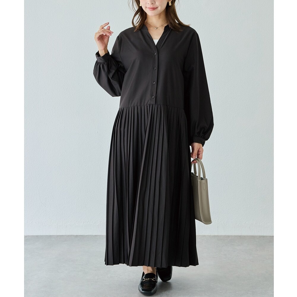 新品Spick and Span シアーヨーク切替ワンピース/ブラック/38 Spick & Span（スピックアンドスパン）の「シアーヨーク切替