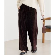 楊柳ベロアイージーパンツ