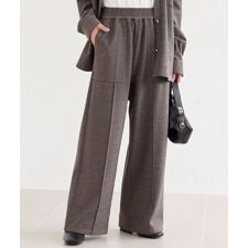 ラビアンジェ(LAVEANGE)の起毛カットソーイージーパンツ