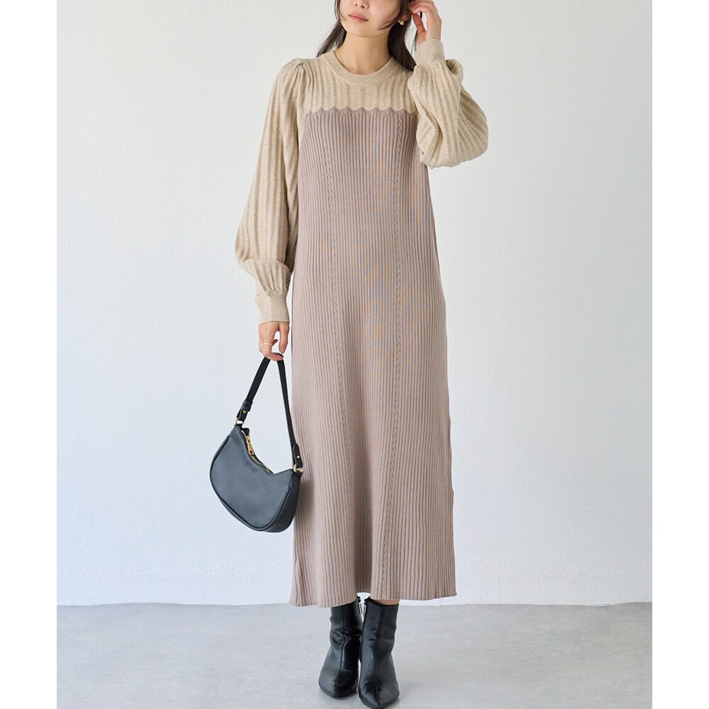 再入荷】フロッキーベロアチュールドレス | ラビアンジェ(LAVEANGE