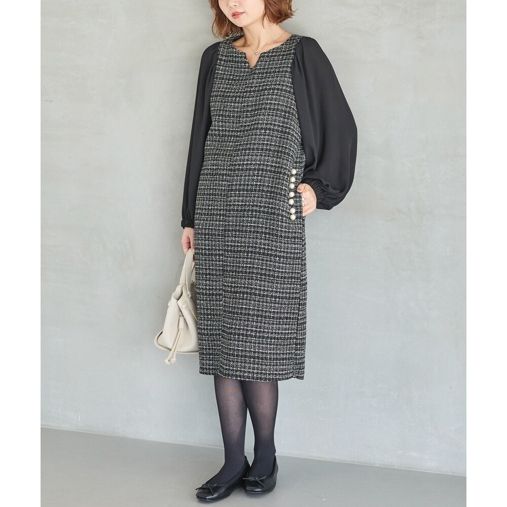 再入荷】フロッキーベロアチュールドレス | ラビアンジェ(LAVEANGE