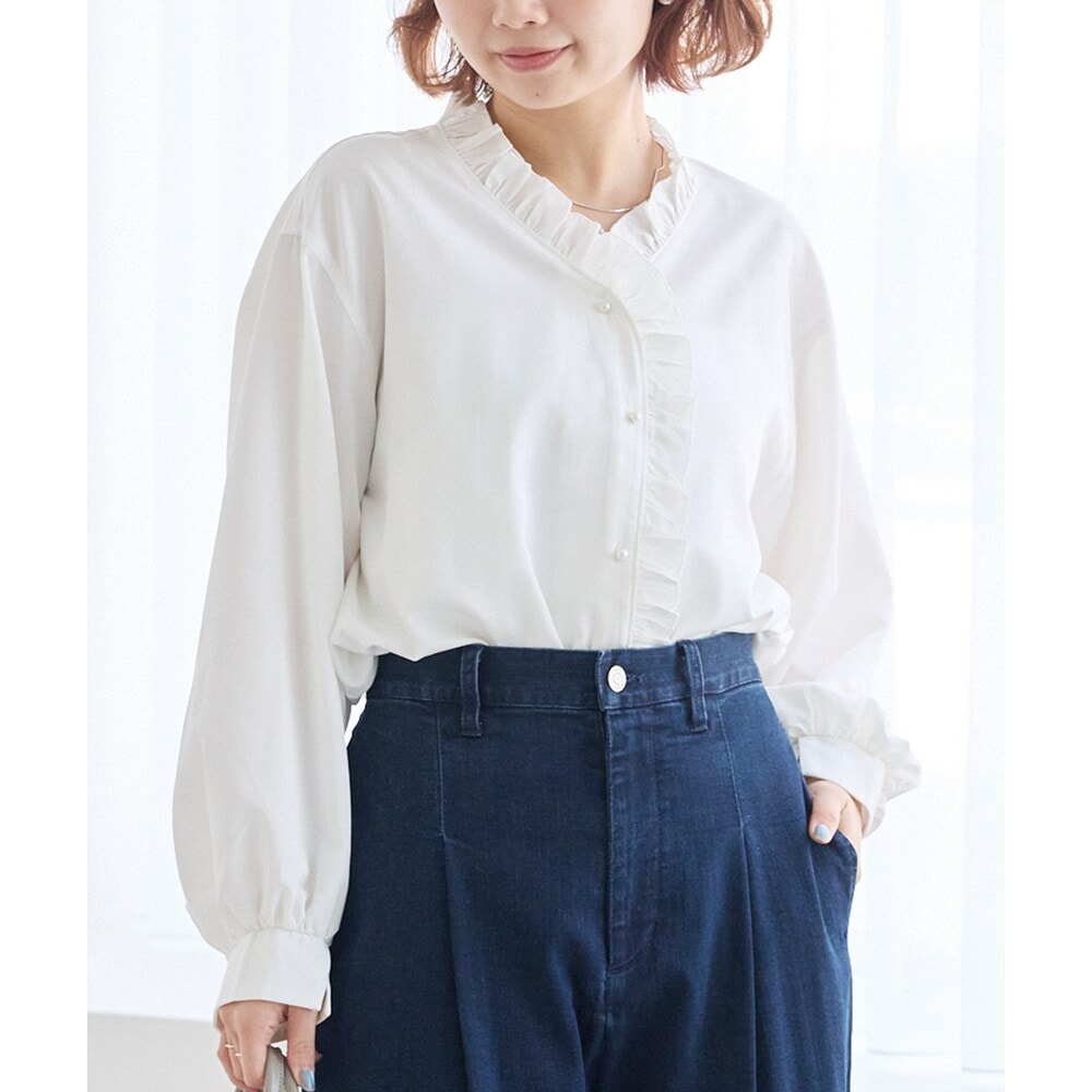 フリルスタンドカラーブラウス の一覧 | マルイウェブチャネル