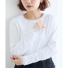 袖チュール切替プルオーバー