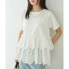 クラフト刺繍プルオーバー