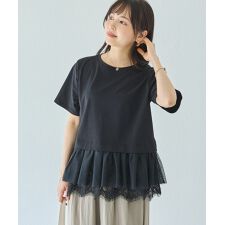 レディース トップス (レース、黒色・ブラック系) の一覧 