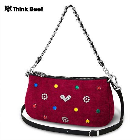 ジュエルビーンズ 2ウェイショルダーバッグ (レッド) | シンクビー  