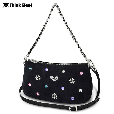 ジュエルビーンズ 2ウェイショルダーバッグ (ブラック) | シンクビー  