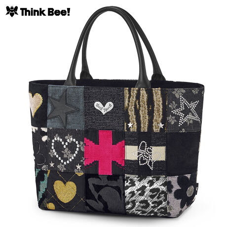 ジャックビー トートバッグ (M／ブラック) | シンクビー！(Think Bee  