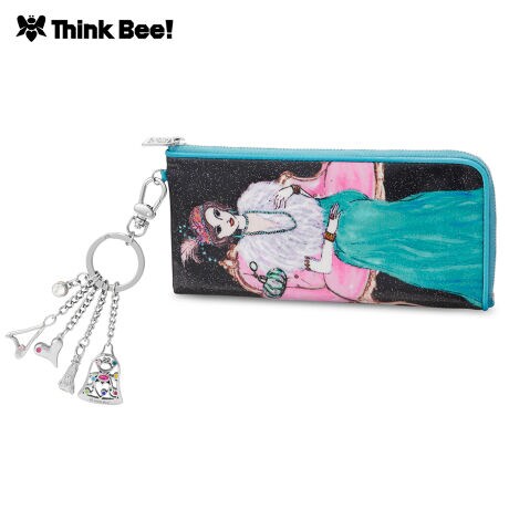 マダムエッフェル L型長財布 (ブルー) | シンクビー！(Think Bee 