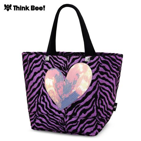 パンキッシュゼブラ ミニトートバッグ パープル シンクビー Think Bee A ファッション通販 マルイウェブチャネル