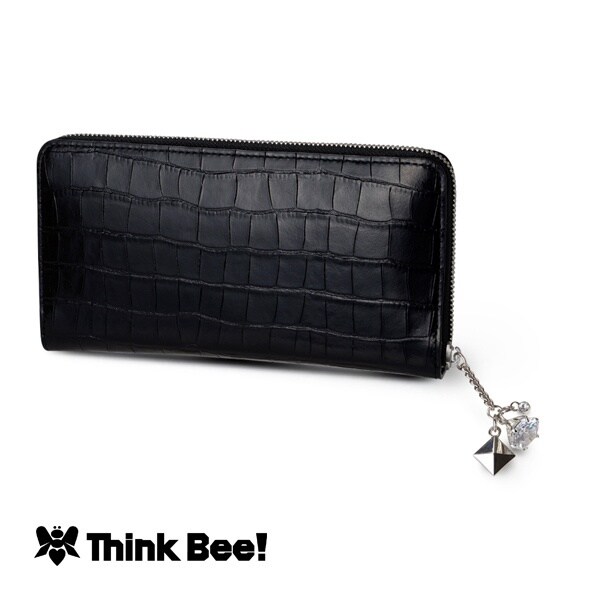 Think Bee! ビーサファリラウンド財布（ブラック） ビーサファリ ラウンド財布（ブラック） Think Bee! 公式