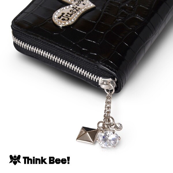 Think Bee! ビーサファリラウンド財布（ブラック） ビーサファリ ラウンド財布（ブラック） Think Bee! 公式