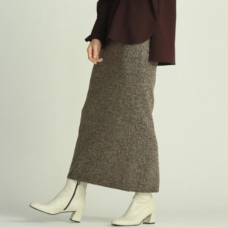 ニットタイトロングスカート セットアップ可能 ドロワットロートレアモン Droite Lautreamont 3811 ファッション通販 マルイウェブチャネル