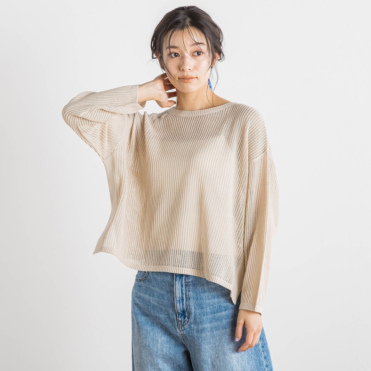 CANBELラメMIXニットプルオーバー≪手洗い可能≫ | ロートレアモン