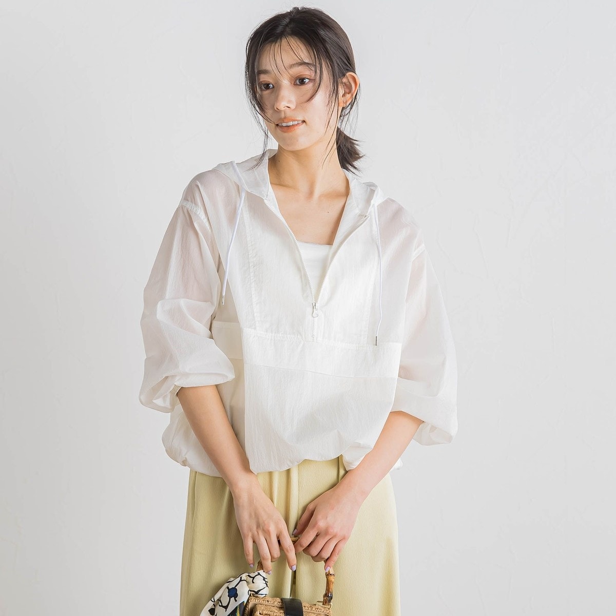 VERY3月号掲載/洗える】コットンテリー ジップアップ フーディー