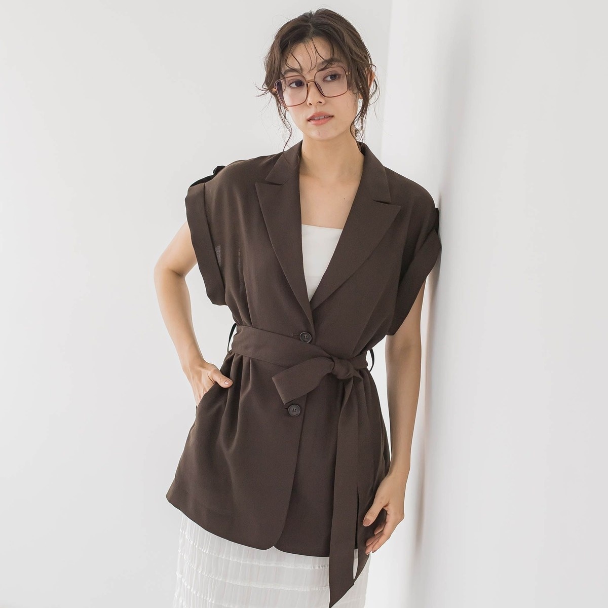 FOX/CASHMEREベスト≪手洗い可能≫ | ドロワットロートレアモン(Droite