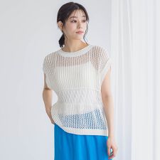 メッシュニットベスト≪手洗い可能≫