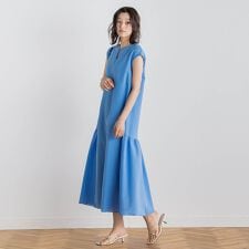 ドロワットロートレアモン(Droite lautreamont)のワンダーウェーブクロスワンピース≪手洗い可能≫