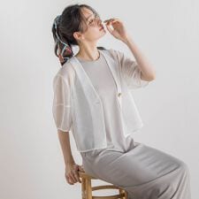 メッシュジャケット≪洗濯機で洗える≫