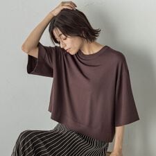 ワイドTニット≪手洗い可能≫
