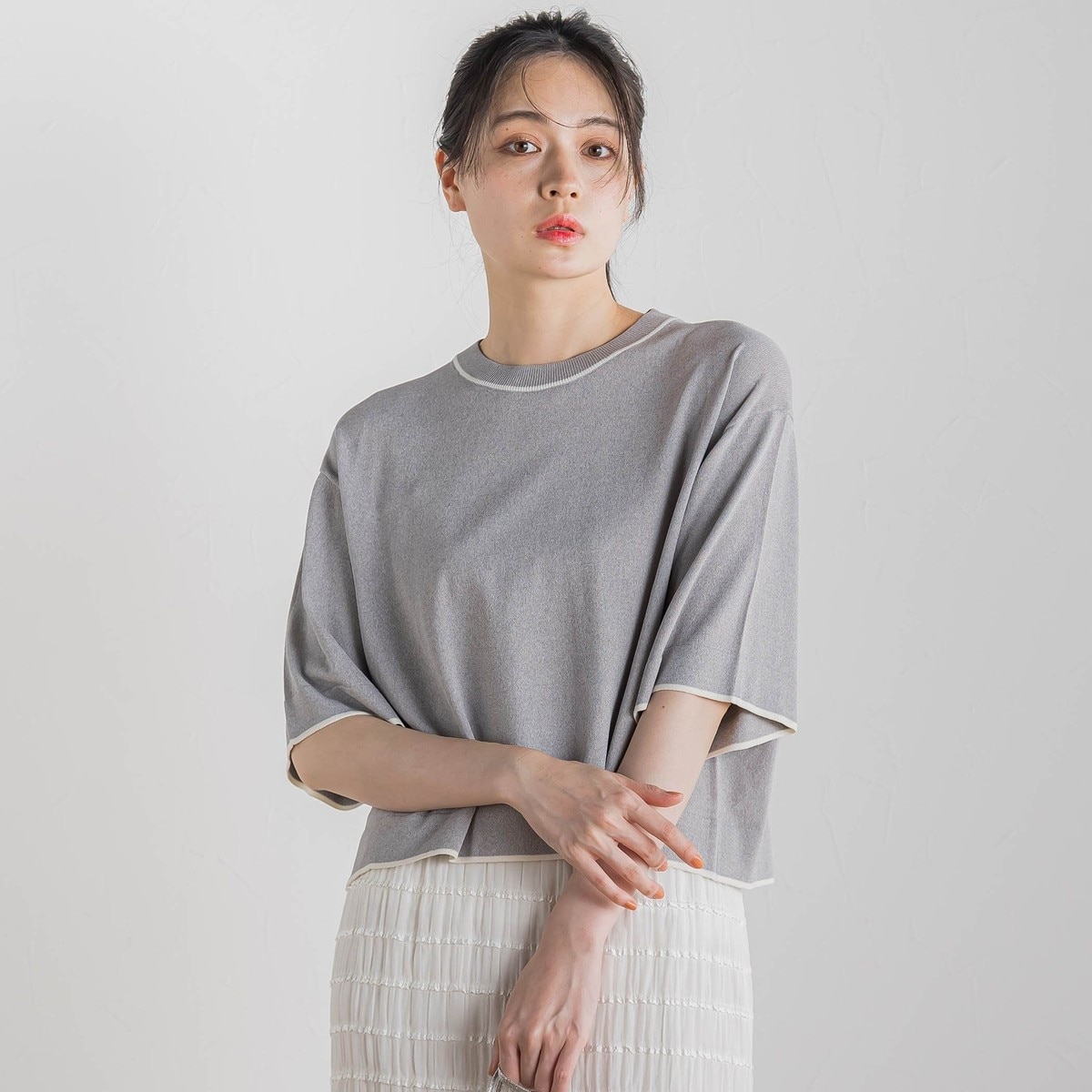 Droite lautreamont / ドロワットロートレアモン ロゴブローチ風T