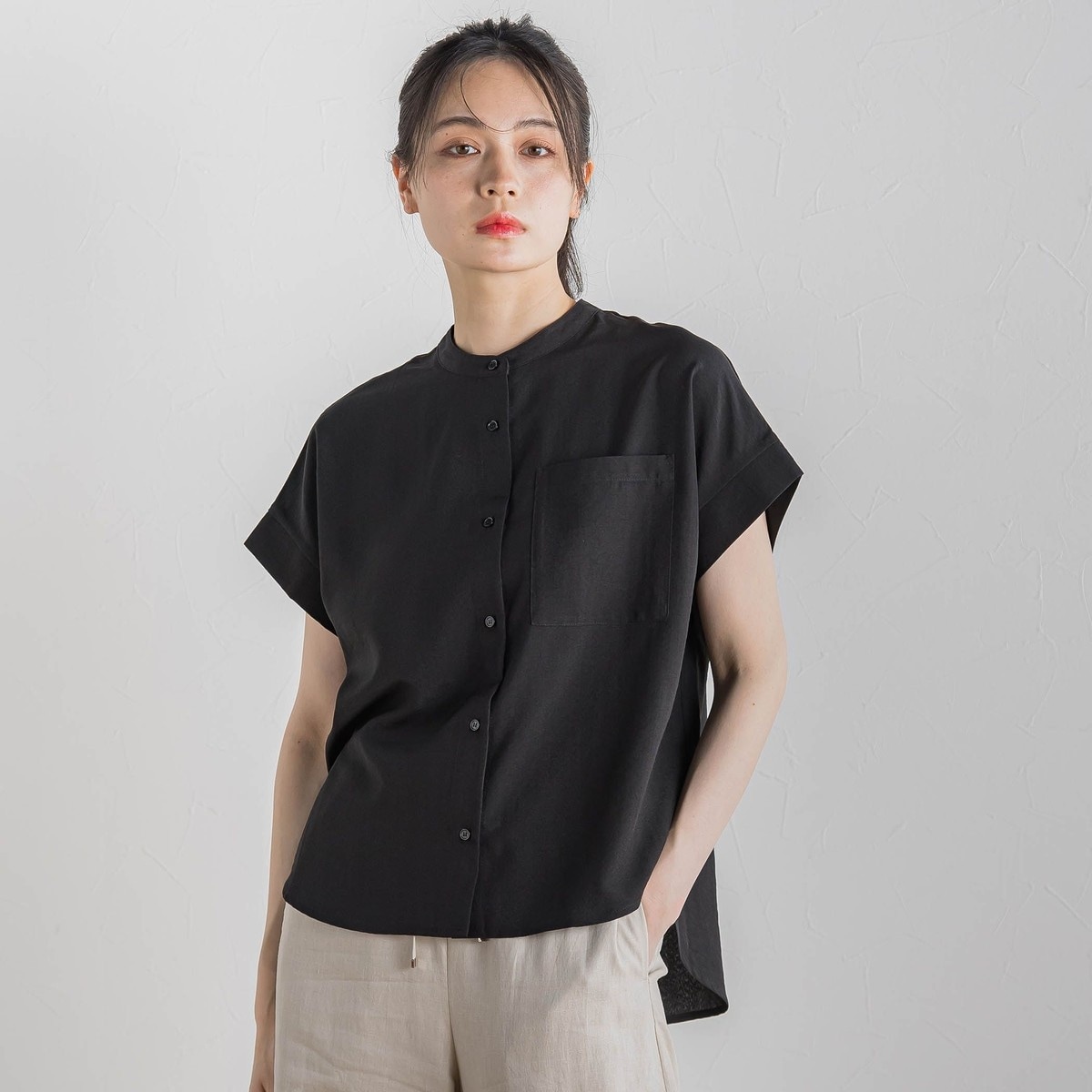 【美品】 ロートレアモン 長袖シャツ ピンタックブラウス ブラック 38 洗える 美品】 ロートレアモン 長袖シャツ ピンタックブラウス ブラック